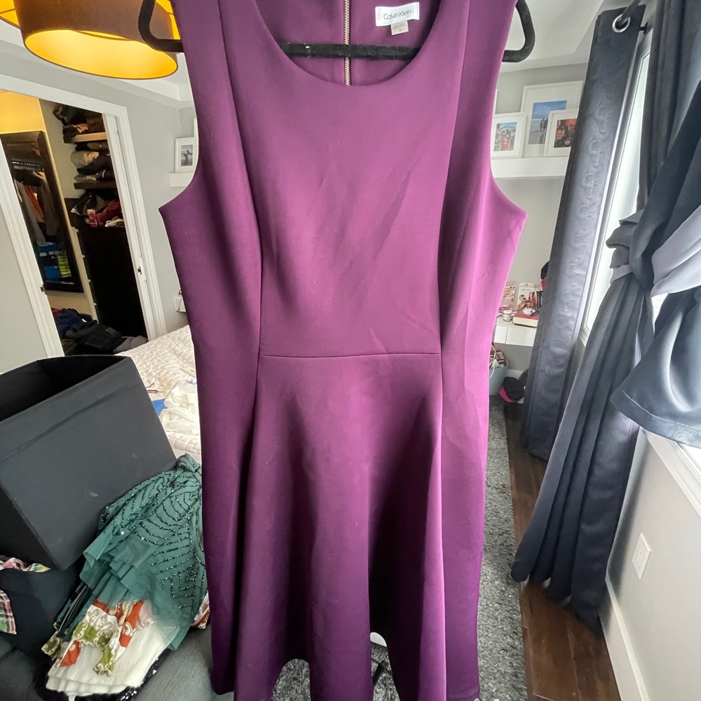 Calvin Klein Deep Purple Dress